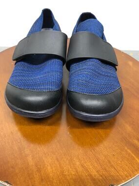 Traq by Alegria Walking Shoe Hook & Loop Blue Women's EU Size 40 US 9.5-10